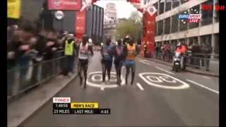 London Marathon 2015 Last miles [upl. by Ymmaj]