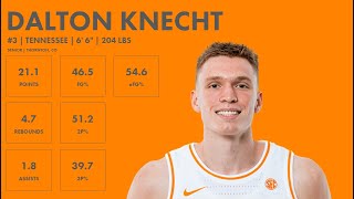 Dalton Knecht  2024 NBA Draft Scouting Highlights  Tennessee [upl. by Oicelem]