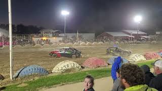 new alexandria demolition derby fall brawl October 20 2024 youth compact [upl. by Hinson217]