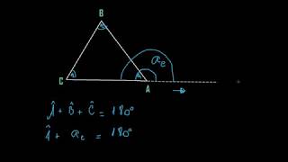 Ângulo Externo de Um triângulo [upl. by Enirehtak832]