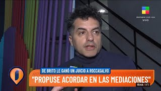 Ángel de Brito y su juicio contra Susana Roccasalvo quotPropuse acordar todo en las mediacionesquot [upl. by Ahsiruam355]