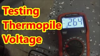 No Hot Water  Thermopile Issues on a Rheem 2015 [upl. by Noryahs]