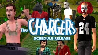 Chargers 2024 Schedule Release Sims Edition  LA Chargers [upl. by Ariaz]