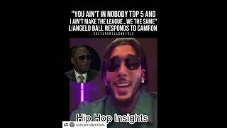 Liangelo BALL Fires Back At Camron Saying Theyre On The SAME Level [upl. by Goldwin764]