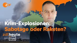 Militärexperte Gressel zu neuen Angriffen auf der Krim  ZDFheute live [upl. by Latsyrhk]