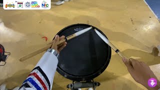 Vette Drumline Cadence  Snare Drum Cam Eudes Neto  Banda Marcial Máster Maurício de Nassau 2024 [upl. by Anuhsal]