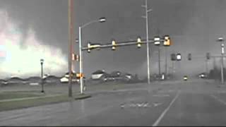 Moore tornado dash cam footage [upl. by Nais]