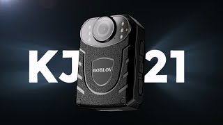 BOBLOV TOP HOT SALE KJ21 Bodycam 1296P HD Body Camera Wearable IR Video Camera 8 Hrs Video Record [upl. by See]