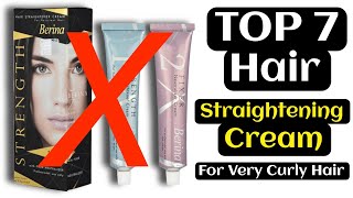 Top 7 Hair Straightening Creams in India 2024  Best Hair Smoothening Creams [upl. by Yoreel634]