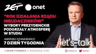 Wybory prezydenckie podgrzały atmosferę w studiu Radia ZET quotRok działania rządu nieudacznikówquot [upl. by Zeba237]