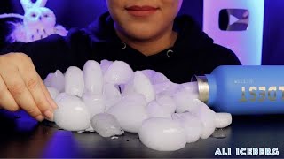 ASMR SLIGHTLY MELTED HALFMOON ICE REQUEST [upl. by Aical811]