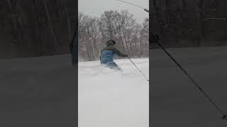 Bob on the 2025 Atomic Bent Chetler 120 on a Snowy Day at Stowe Mountain Resort [upl. by Hatty]