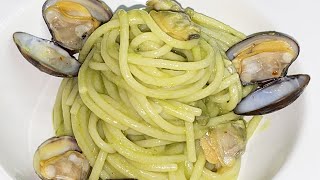 SPAGHETTI ALLE VONGOLE CON CREMA DI FRIGGITELLI [upl. by Phail670]