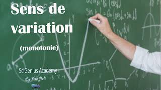 Généralités sur les fonctions 3 Sens de variation 3ème math  science technique et info [upl. by Otineb543]