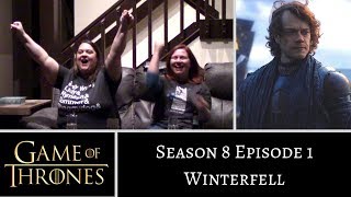 Game of Thrones S8E1 Winterfell REACTION  Sheri amp Erica [upl. by Fante]