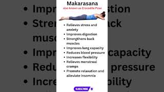 Makarasana for Yoga Beginners shorts viral yoga [upl. by Raynell]