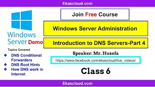 DNS Conditional and Unconditional Forwoarders and Root hints  Ekascloud  Huzefa [upl. by Leizahaj]
