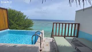 Oblu Nature Helengeli Maldives  Lagoon Pool Villa Walkthrough [upl. by Ariel]