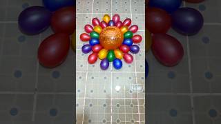 asmr various water colors balloons  HBD balloon and 28mini rainbows balloon pop reverse balloon [upl. by Ardy]