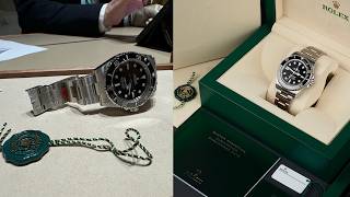 Submariner 124060 No Date bought new from Rolex boutique  Unboxing amp Review 2024 model NEW Retail [upl. by Ninon]