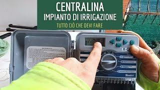 Centralina per impianto di irrigazione guida pratica a installazione e programmazione [upl. by Marlo]