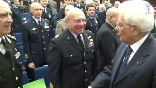 Mattarella al Comando Operativo Vertice Interforze [upl. by Taggart]