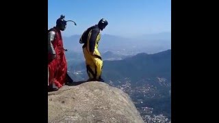 PEDRA DA GÁVEA  WINGSUIT [upl. by Anaehs716]