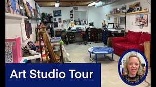 Art Studio Tour January 2024 [upl. by Bolanger]