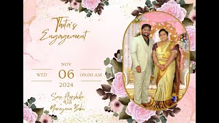 Thotas Engagement LiveSree Harshika with Narayana Babu [upl. by Andeee]