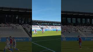 La R S Gimnástica de Torrelavega reclama penalti ante el Bergantiños F C [upl. by Sapphira]