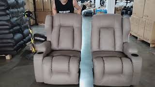 SAMERY Loveseat Recliner Installation Video [upl. by Hilliard]