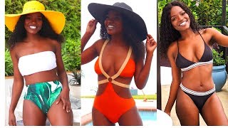 SUMMER 2019 SWIMWEAR LOOK BOOK  SOUTHAFRICAN YOUTUBER [upl. by Ahseyk]