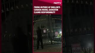 AP Dhillon News  Firing Outside AP Dhillons Canada House Lawrence Bishnoi Claims Responsibility [upl. by Atteuqehs656]