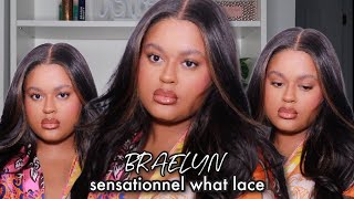 NEW Sensationnel Synthetic What Lace 13x6 Frontal HD Lace Wig  BRAELYN [upl. by Luisa269]