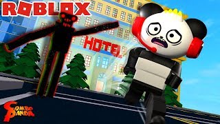 ESCAPE THE SCARY HAUNTED HOTEL IN ROBLOX Lets Play Roblox with Combo Panda [upl. by Egwan965]