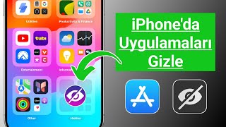 iPhoneda Uygulamalar Nasıl Gizlenir iOS 18 [upl. by Nauqan]