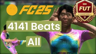 This 4141 Beats all FC 25 EA FC 25 Pro Meta Post Patch Title Update 4 Custom Tactics amp Instructions [upl. by Hgeilyak]