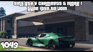 Live GTA V ONLINE PS5 CarMeetRacingCruisingNo HesiNextGen [upl. by Toddie533]