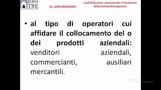 Corso di Economia e Gestione dellimpresa di Emilio Corteselli lezione 18 di 48 [upl. by Neitsirhc829]