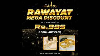 RAWAYAT Mega Discount  Buy Anything in Rs 999 Only  Jewellery [upl. by Diena]