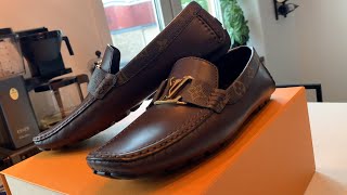 Louis Vuitton Monte Carlo Moccasin  Unboxing amp Try On [upl. by Salim375]