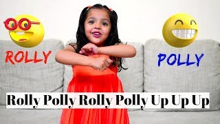 Rolly Polly Rolly Polly Up Up Up  English Action Rhymes For Kids With Lyrics [upl. by Etka]