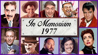 In Memoriam 1977 Famous Faces We Lost in 1977 [upl. by Itirahc]