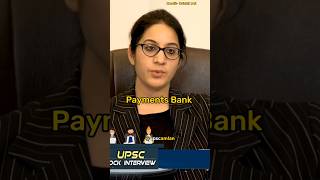 Indian post payments Bank 🔥UPSC Interviewshorts [upl. by Dwaine]