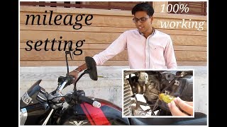 bajaj v15 Mileage Setting 100 working [upl. by Anatole611]