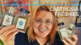 Four Fragrances from Carthusia Io Capri Via Camerelle Mediterraneo 1861 REVIEW [upl. by Divod792]