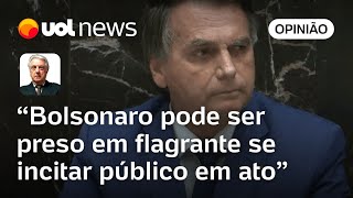 Bolsonaro pode ser preso em flagrante se incitar público em ato em São Paulo avalia Maierovitch [upl. by Nnayllehs]