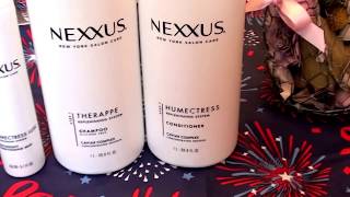 Nexxus Therappe Replenishing System ShampooHumectressleave in Luxe spray [upl. by Ennovart]