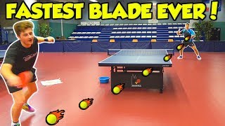 TESTING ZORAN PRIMORACS TABLE TENNIS BAT [upl. by Launce]