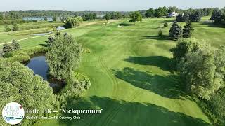 Guelph Lakes Golf amp Country Club  Hole 18 Flyover [upl. by Siuol]